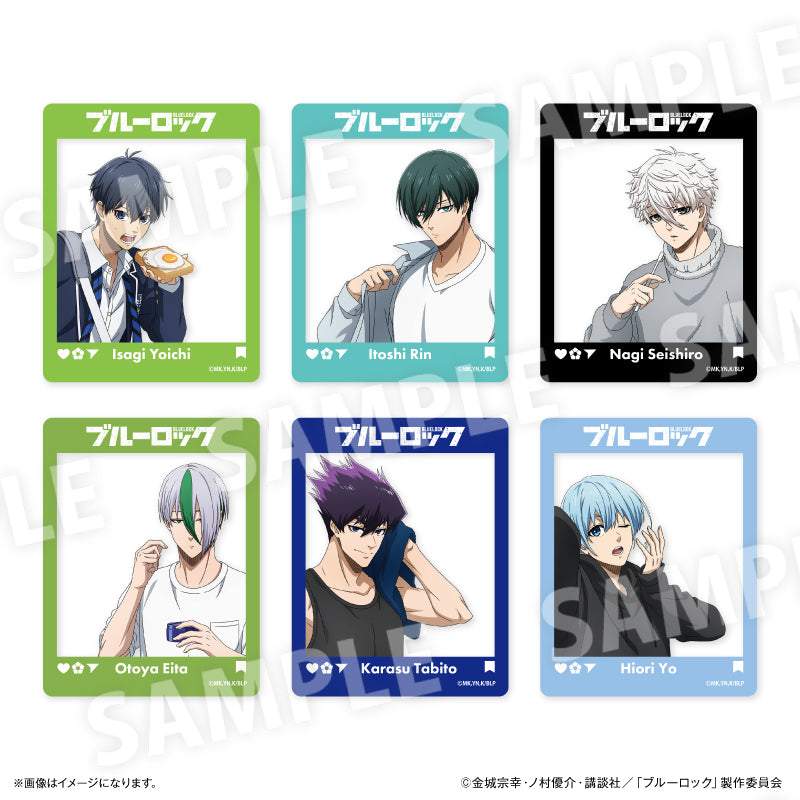 ブルーロック_Wake Up & Get Ready トレーディングSNS風アクリルカード 【全6種】（コンプリートBOX／6個入り）