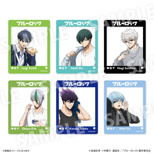ブルーロック_Wake Up & Get Ready トレーディングSNS風アクリルカード 【全6種】（コンプリートBOX／6個入り）