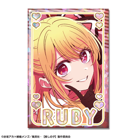 【推しの子】_ホログラム缶バッジ Ver.4 デザイン02(ルビー/B)