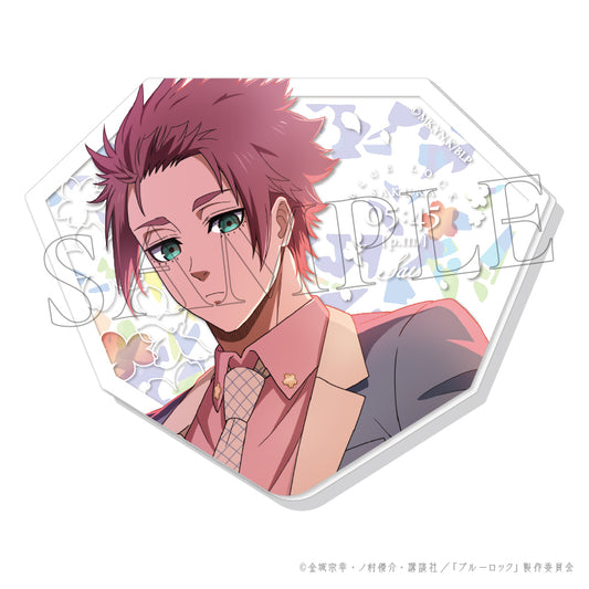 ブルーロック_SAKURA ぴくりあプレート hologram 6.糸師 冴