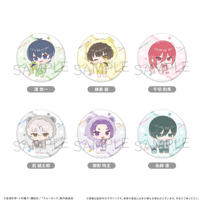 ブルーロック_トレーディング缶バッジ くるみパジャマ ミニキャラver. 【コンプリートBOX／6個入り】