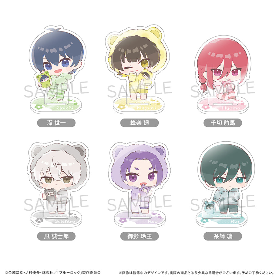 ブルーロック_アクリルスタンド くるみパジャマ ミニキャラver. 凪 誠士郎