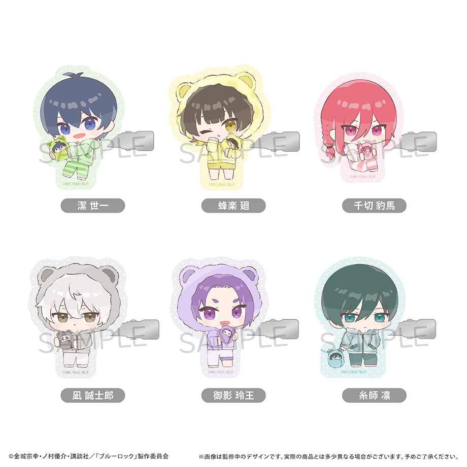 ブルーロック_ヘアクリップ くるみパジャマ ミニキャラver. 糸師 凛