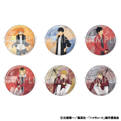ハイキュー!!_トレーディングBIG缶バッジ -rain-【コンプリートBOX／6個入り】