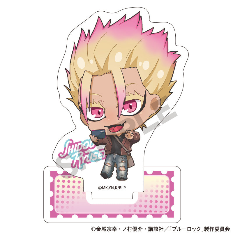 ブルーロック_アクリルスタンド　士道龍聖　ミニキャラ旅行