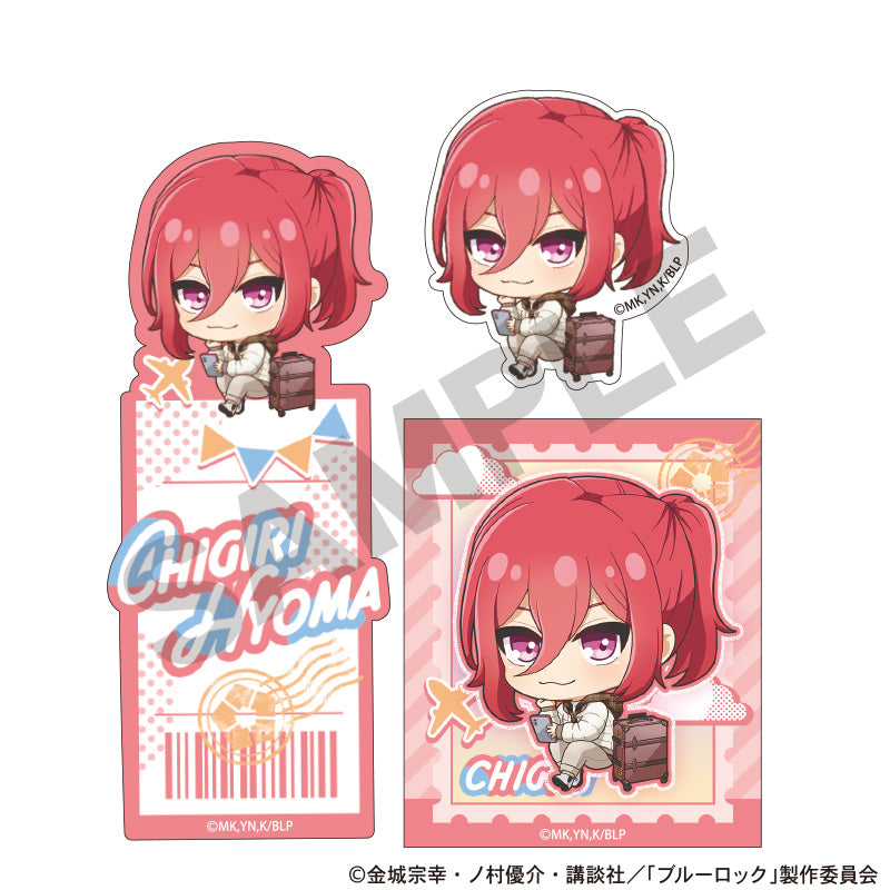 ブルーロック_ステッカーセット　千切豹馬　ミニキャラ旅行