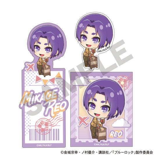 ブルーロック_ステッカーセット　御影玲王　ミニキャラ旅行