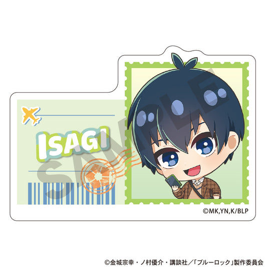 ブルーロック_アクリルネームバッジ　潔世一　ミニキャラ旅行