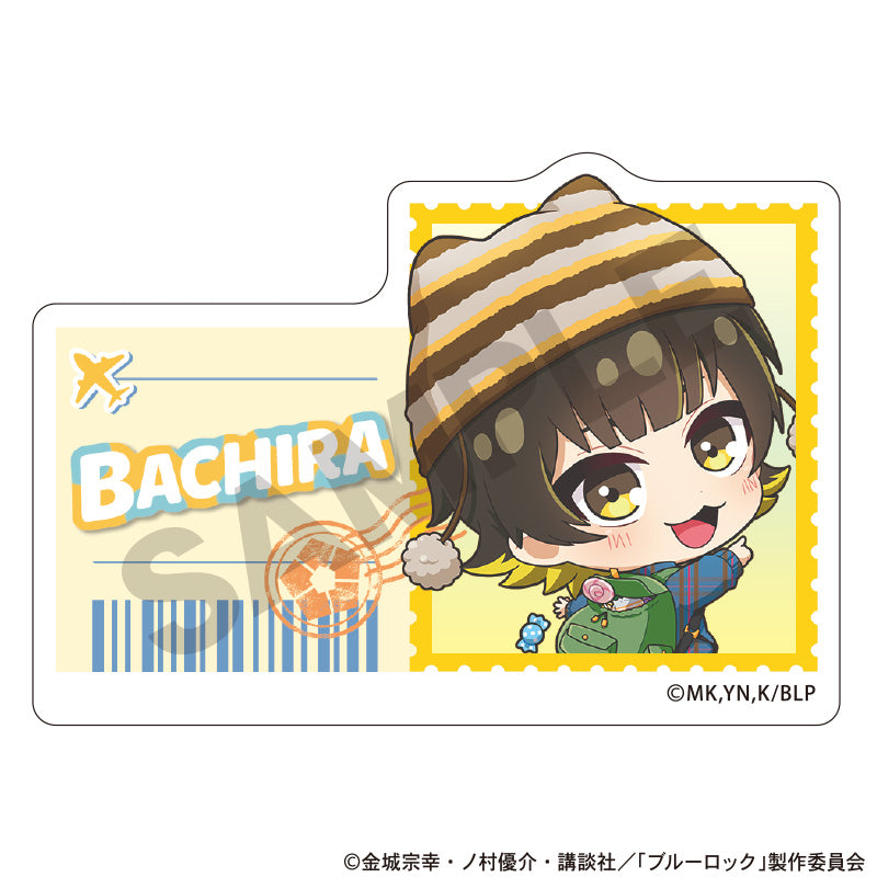 ブルーロック_アクリルネームバッジ　蜂楽廻　ミニキャラ旅行