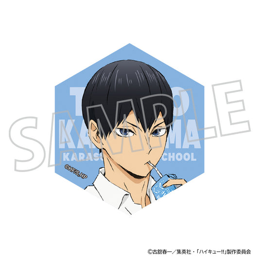 ハイキュー!!_六角形アクリルマグネット／影山飛雄