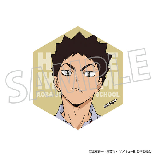 ハイキュー!!_六角形アクリルマグネット／岩泉 一