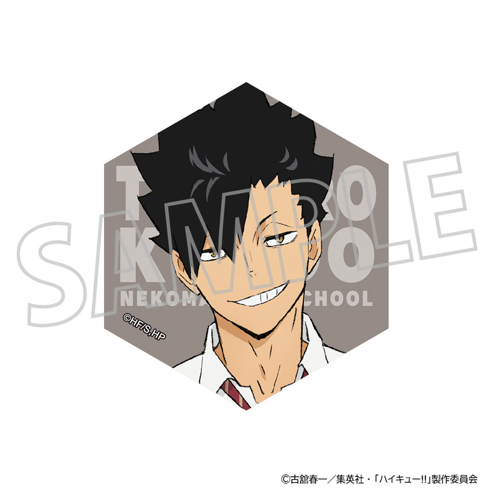 ハイキュー!!_六角形アクリルマグネット／黒尾鉄朗