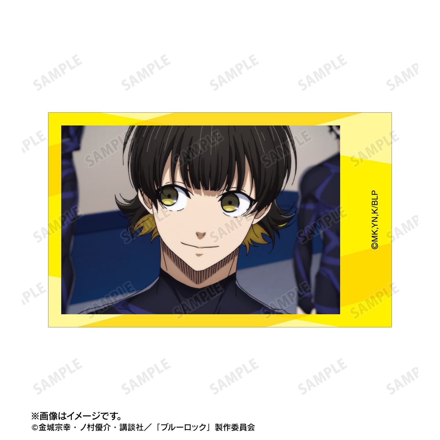 ブルーロック_蜂楽 廻 場面写インスタントカメラ風イラストカード2枚セット