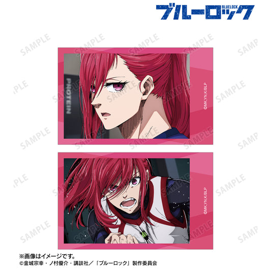 ブルーロック_千切 豹馬 場面写インスタントカメラ風イラストカード2枚セット