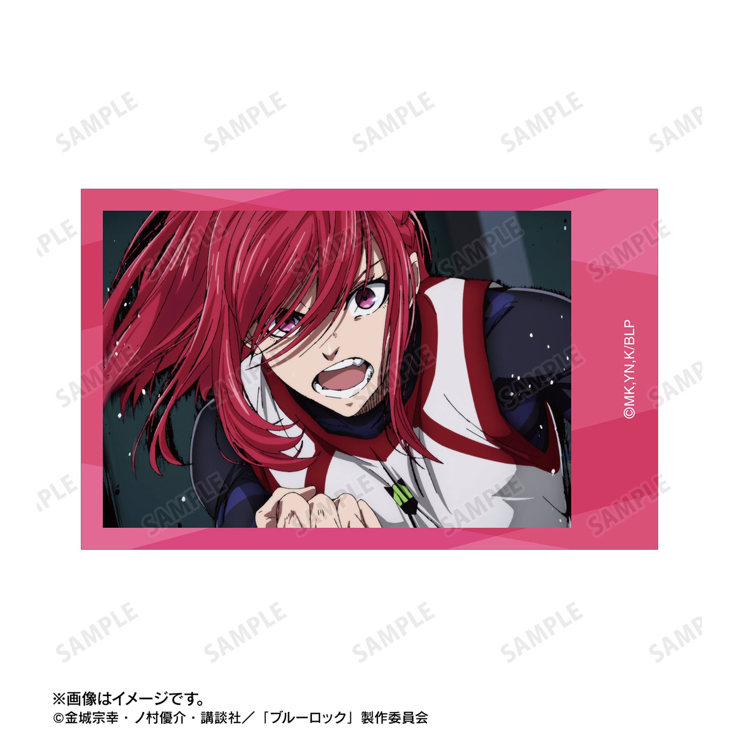 ブルーロック_千切 豹馬 場面写インスタントカメラ風イラストカード2枚セット