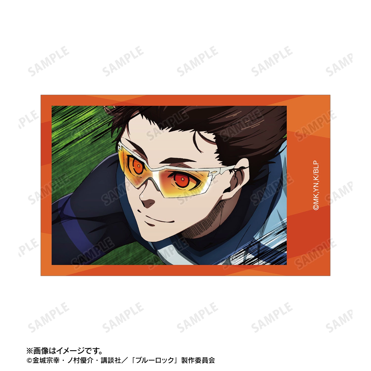 ブルーロック_雪宮 剣優 場面写インスタントカメラ風イラストカード2枚セット