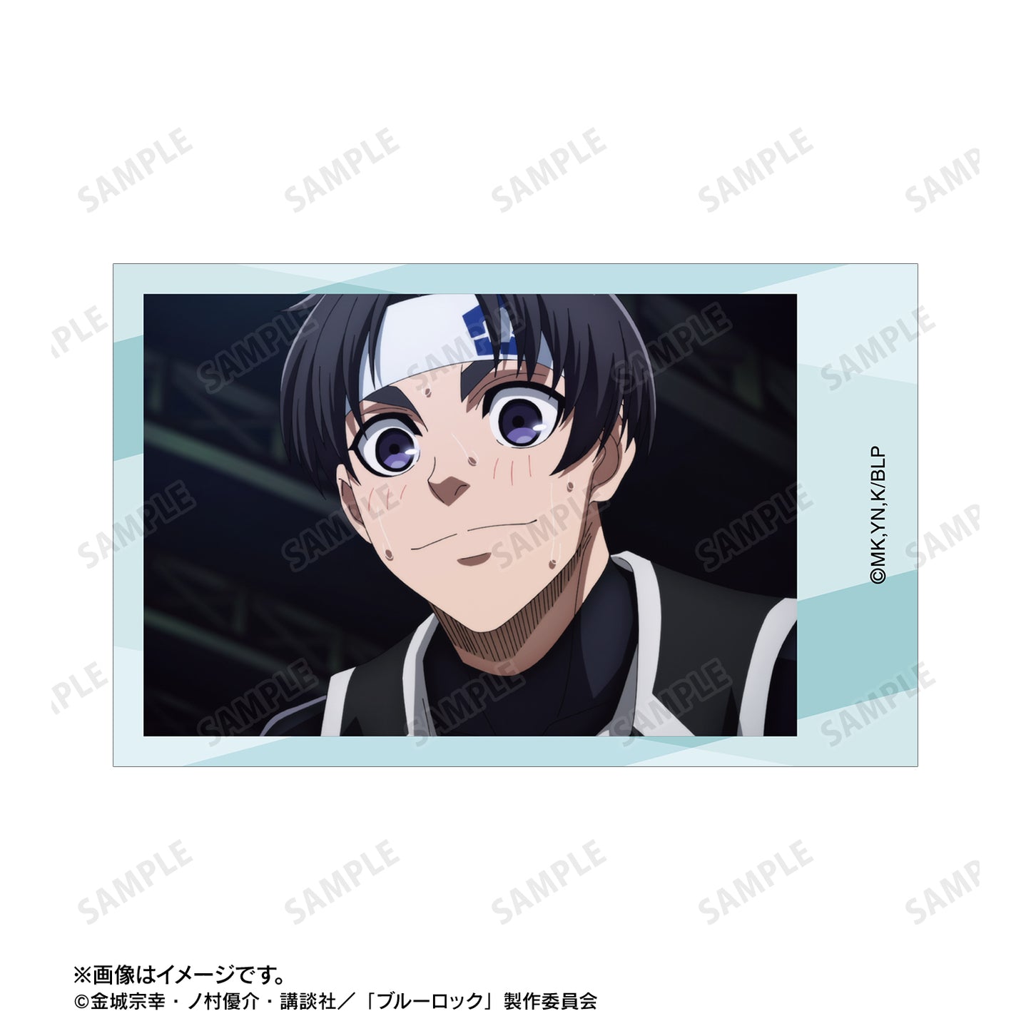ブルーロック_七星 虹郎 場面写インスタントカメラ風イラストカード2枚セット