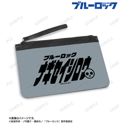 ブルーロック_凪 誠士郎 ネームデザイン PUレザーフラットポーチ