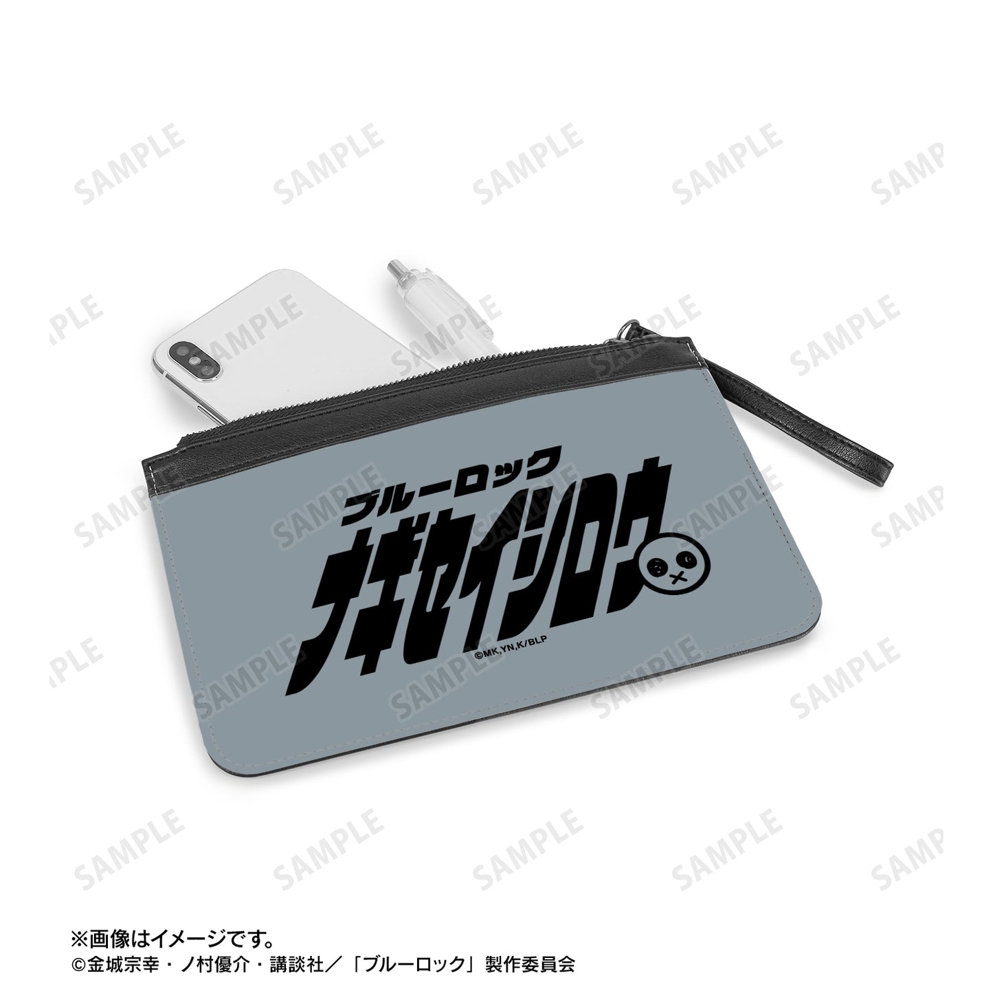 ブルーロック_凪 誠士郎 ネームデザイン PUレザーフラットポーチ