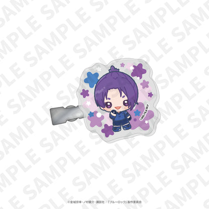 ブルーロック_うるきゅん　アクリルヘアクリップ（御影 玲王）