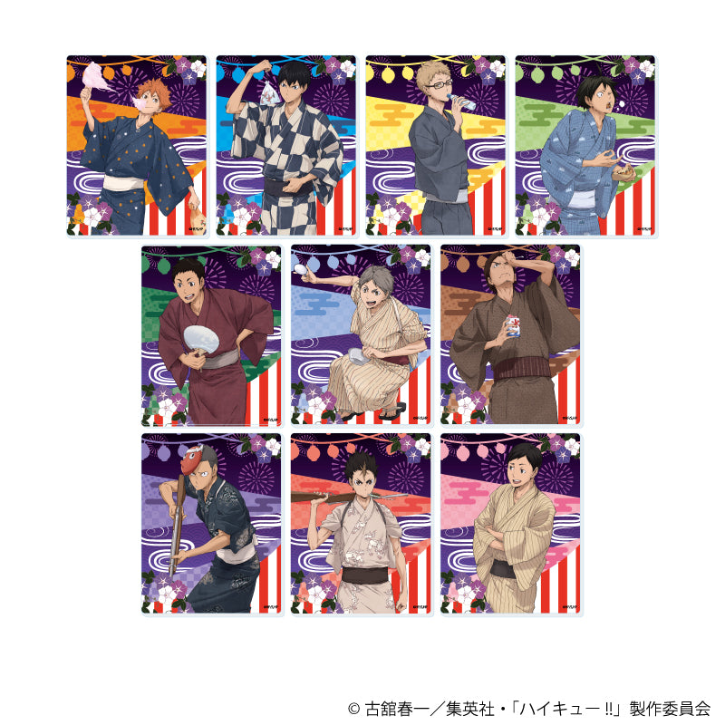 ハイキュー!!_キャラフレームカード02/浴衣ver. BOX(全10種)【コンプリートBOX/10個入り】