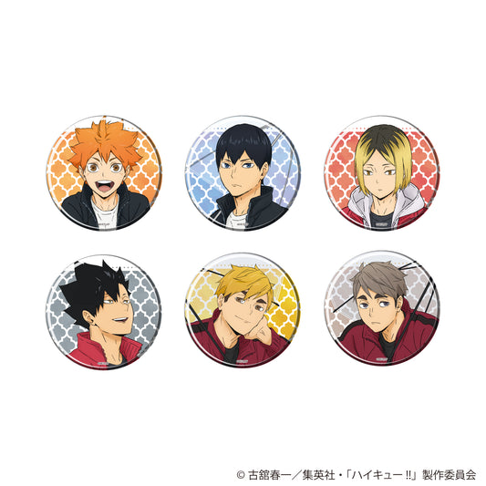 ハイキュー!!_(65mm)_ホログラム缶バッジ02/レインver. BOX(全6種)【コンプリートBOX/6個入り】