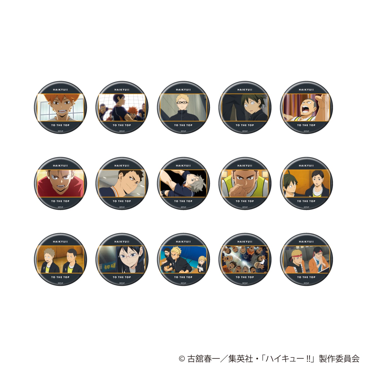 ハイキュー!!_缶バッジ08/BOX(全15種)【コンプリートBOX/15個入り】