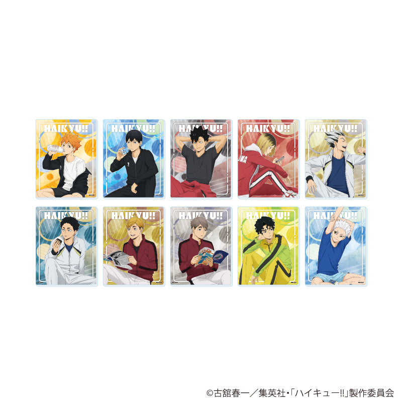 ハイキュー!!_アクリルカード01/BOX(全10種)(描き下ろしイラスト)【コンプリートBOX/10個入り】