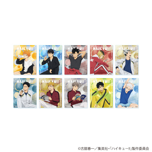 ハイキュー!!_アクリルカード01/BOX(全10種)(描き下ろしイラスト)【コンプリートBOX/10個入り】