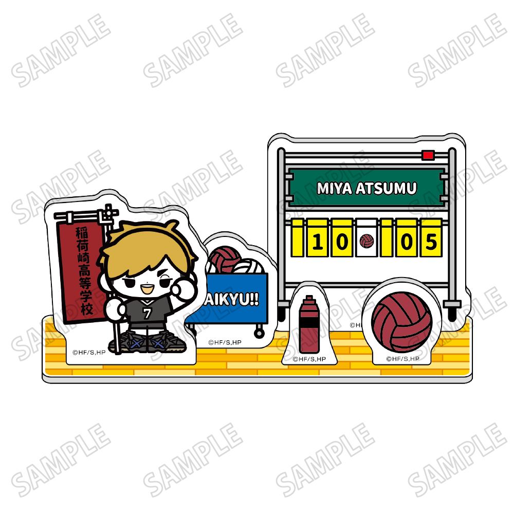 ハイキュー!!_ミニキャラアクリルジオラマ【のぼりver.】⑨宮 侑