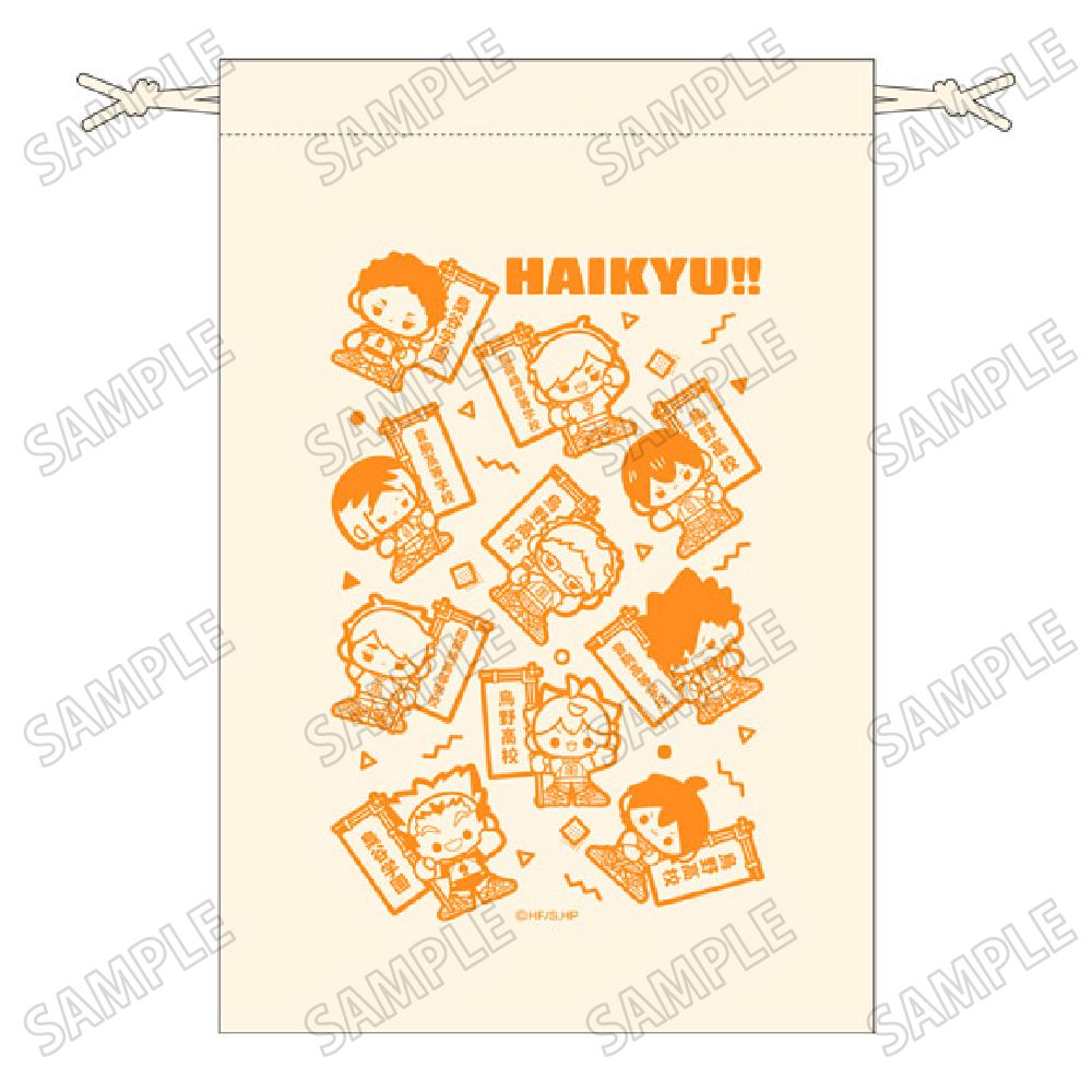 ハイキュー!!_ミニキャラ巾着【のぼりver.】