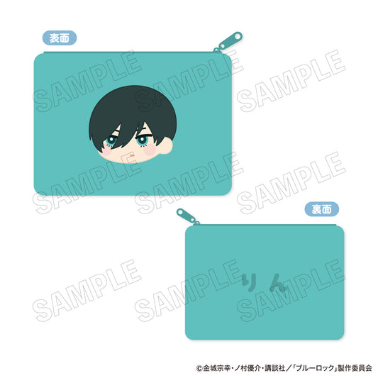 ブルーロック_もふもふ フラットポーチ B 糸師凛