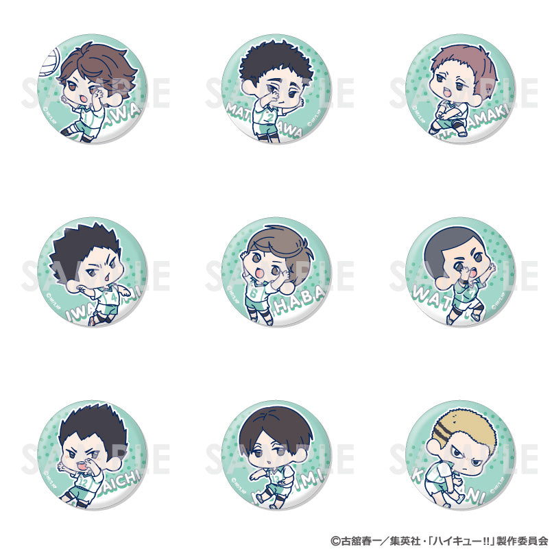 ハイキュー!!_わちゃっと！トレーディング缶バッジ 青葉城西【コンプリートBOX/9パック入り】