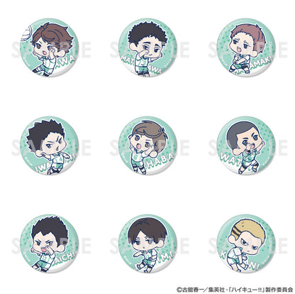 ハイキュー!!_わちゃっと！トレーディング缶バッジ 青葉城西【コンプリートBOX/9パック入り】