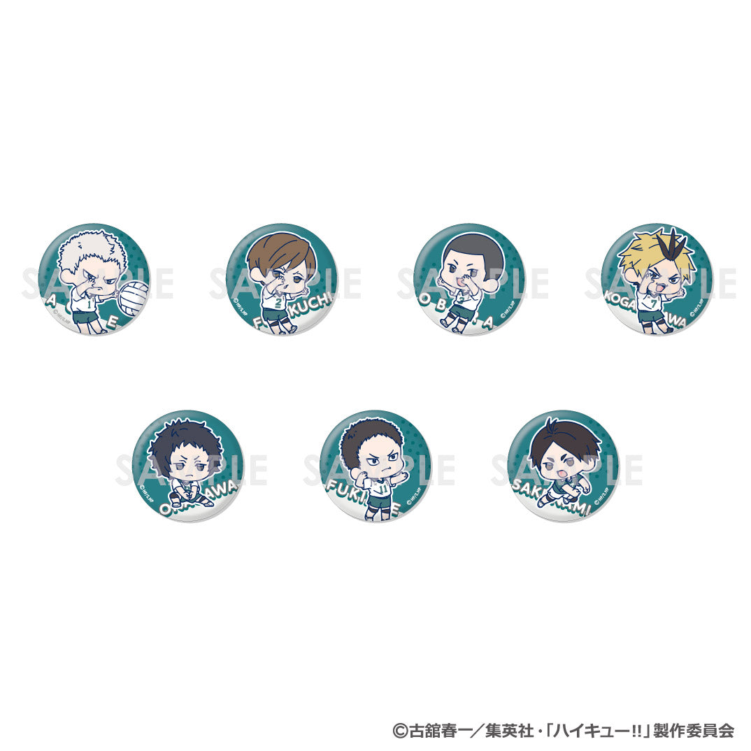 ハイキュー!!_わちゃっと！トレーディング缶バッジ 伊達工業【コンプリートBOX/7パック入り】