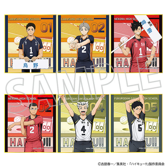 ハイキュー!!_ミニ色紙コレクション【BOX／6パック入り】