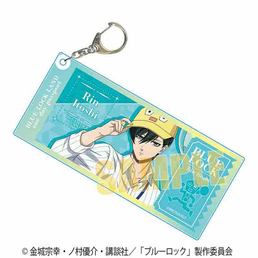 ブルーロック_ちょいデカアクリルキーホルダー 糸師 凛(Welcome to BLUE LOCK LAND★)