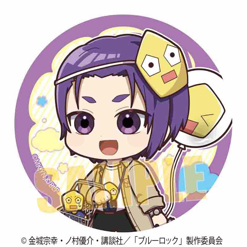 ブルーロック_缶バッジ 御影 玲王(Welcome to BLUE LOCK LAND★)