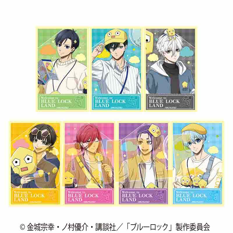 ブルーロック_トレーディングステッカー Welcome to BLUE LOCK LAND★【コンプリートBOX／7枚入り】