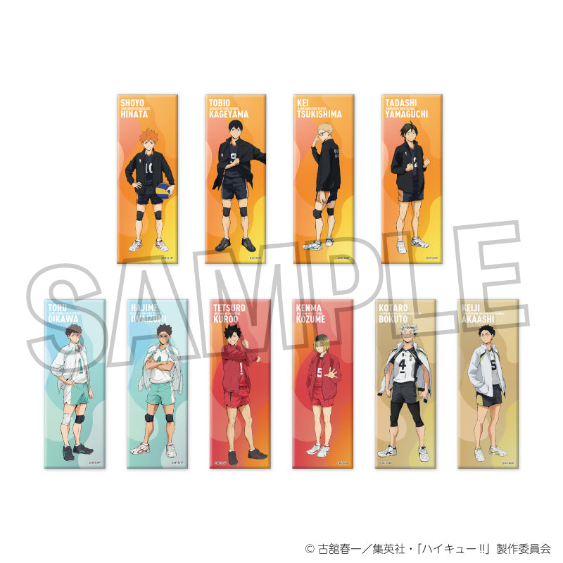 ハイキュー!!_トレーディングロング缶バッジ　ユニフォームBOX【BOX／10個入り】