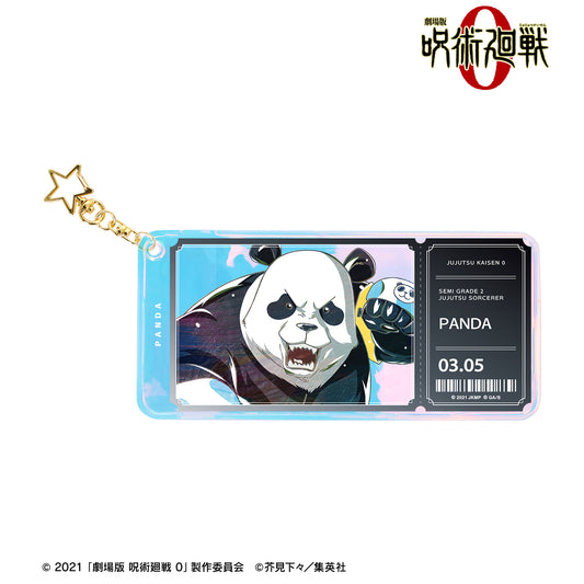 劇場版 呪術廻戦 0_パンダ Ani-Art 第2弾 オーロラチケットホルダー