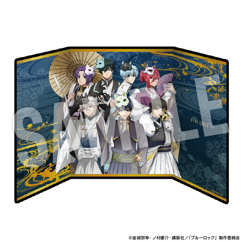 ブルーロック_屏風風色紙 妖