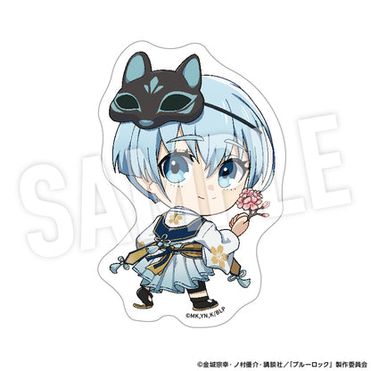 ブルーロック_クリアステッカー 妖デフォルメ (氷織 羊)