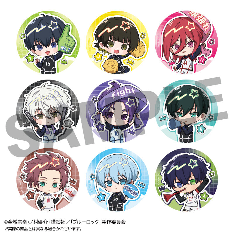 ブルーロック_トレーディングフレフレ缶バッジ 【ラウンドワン】全9種 【コンプリートBOX／9個入り】