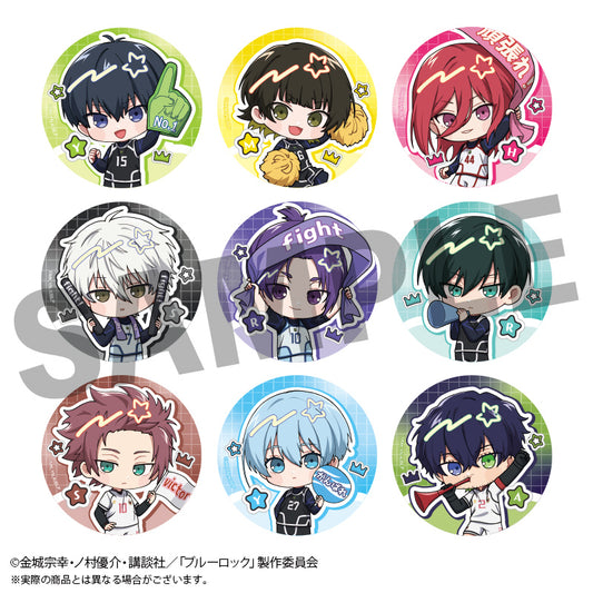 ブルーロック_トレーディングフレフレ缶バッジ 【ラウンドワン】全9種 【コンプリートBOX／9個入り】