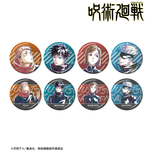 呪術廻戦_トレーディング Ani-Art 第8弾 メタリック缶バッジ(単位/コンプリートBOX)【BOX/8パック入り】