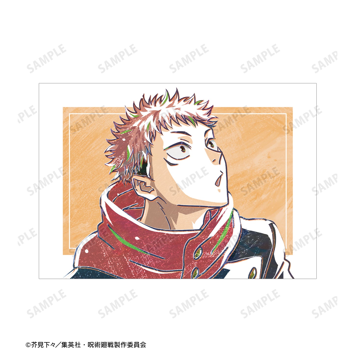 呪術廻戦_虎杖悠仁 Ani-Art 第8弾 A5イラストカード