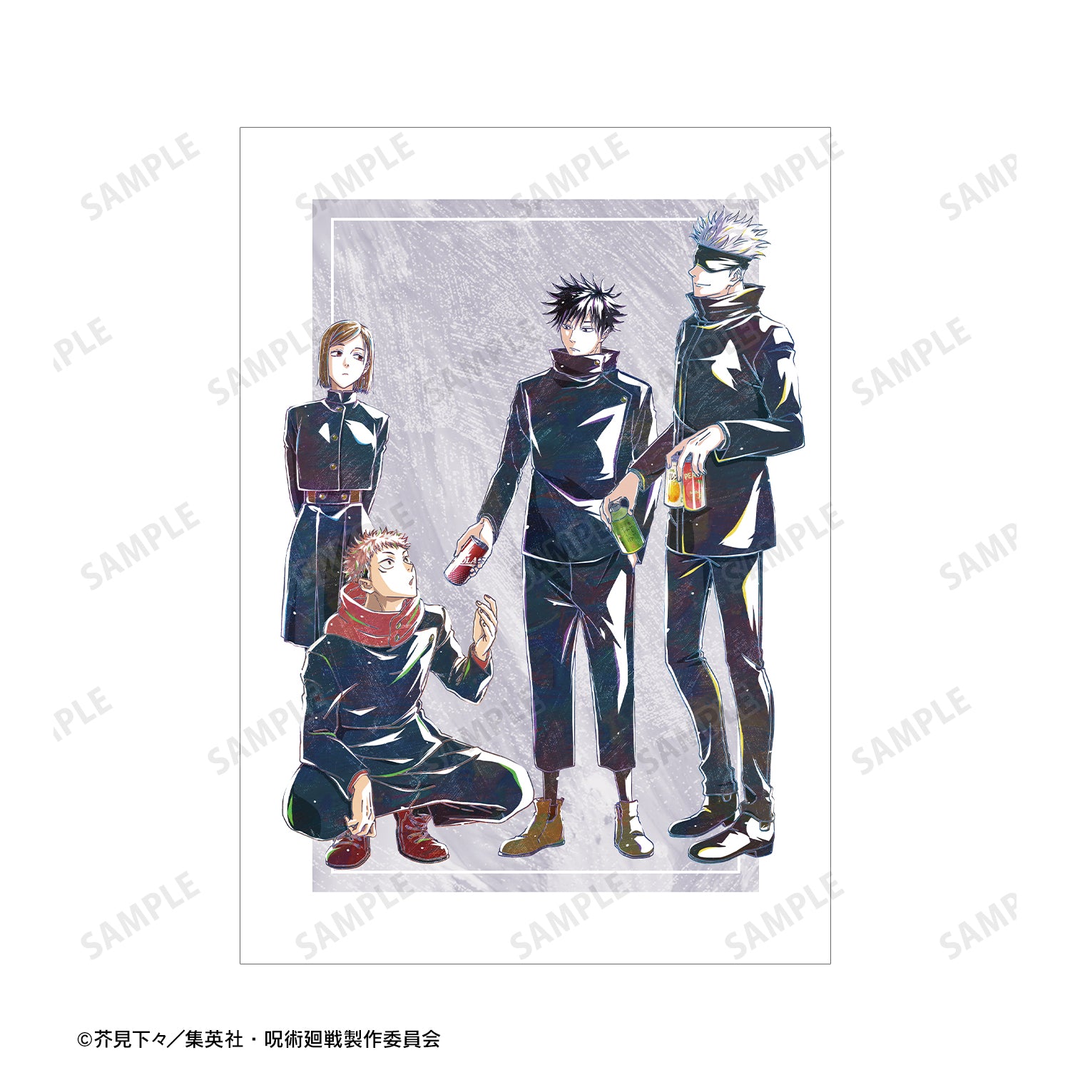 呪術廻戦_集合 Ani-Art 第8弾 A5イラストカード