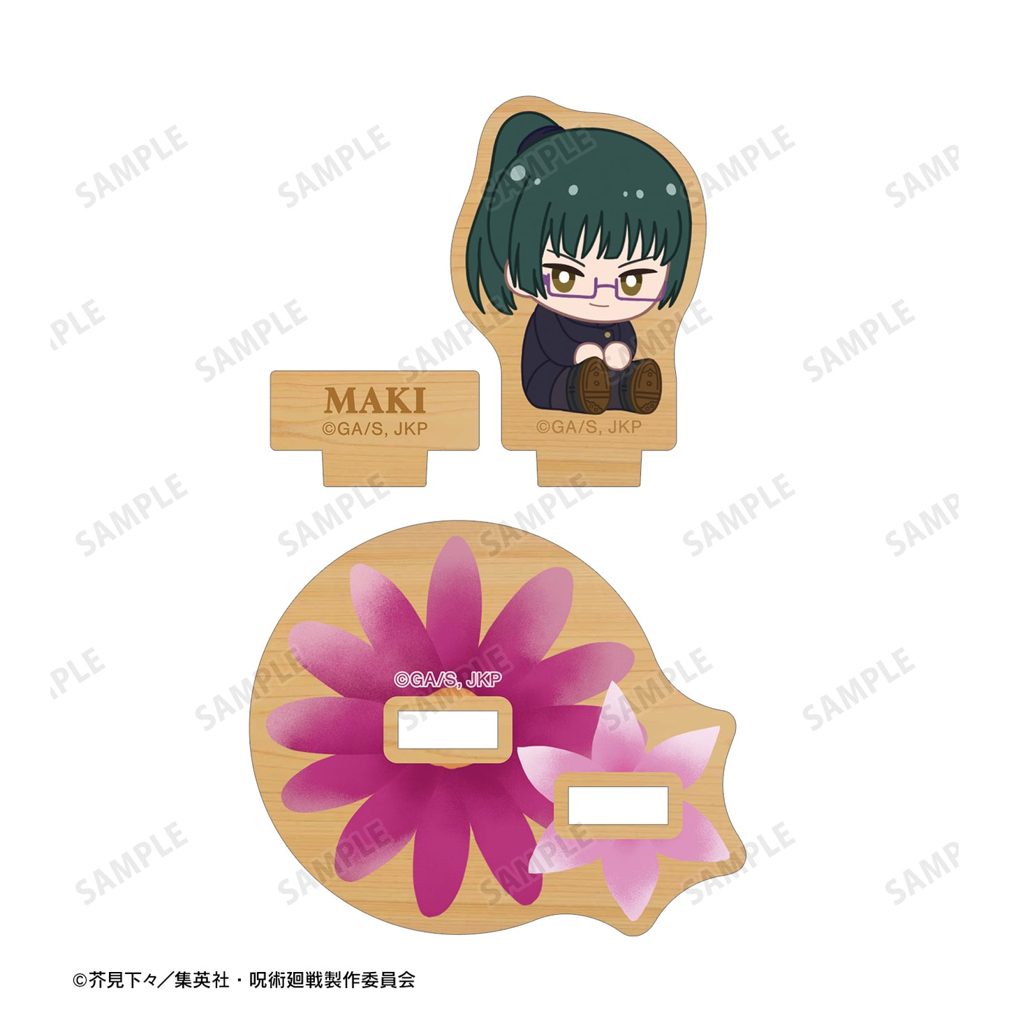 呪術廻戦_禪院真希 Botania 第2弾 パーツ付きウッドスタンド