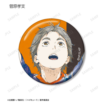 ハイキュー!!_トレーディング Ani-Art 第3弾 メタリック缶バッジ(単位/コンプリートBOX)【BOX/10パック⼊り】